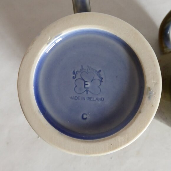 VINTAGE IRELAND IRISH WADE PORCELAIN HORSE CARRIAGE PHEASANT COFFEE MUG SET - Picture 11 of 15